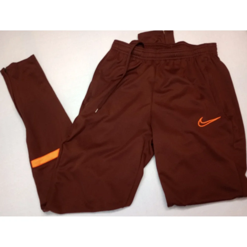 Nike Pants Womens XS Bronze Academy Soccer Jogger Zip Ankles Neutral Dry Fit
